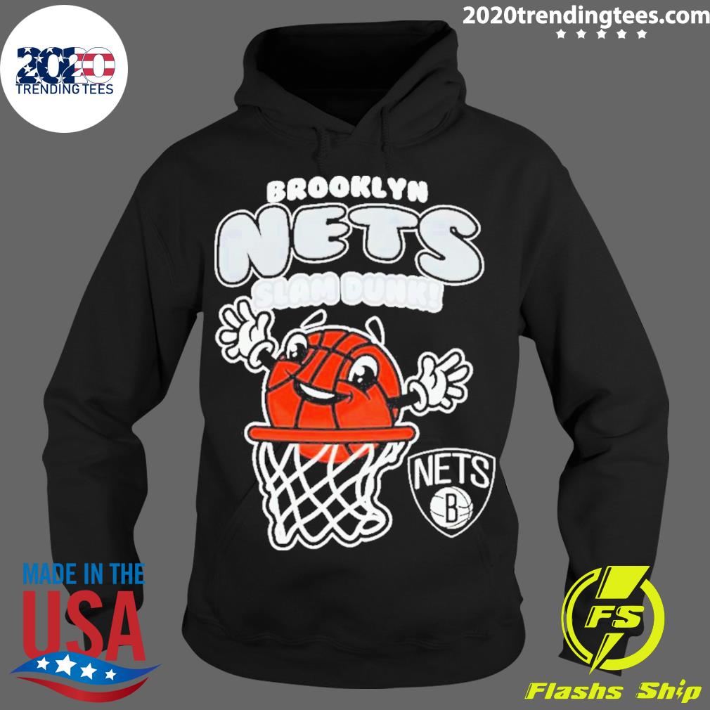 Official brooklyn Nets Infant Happy Slam Dunk T-s Hoodie