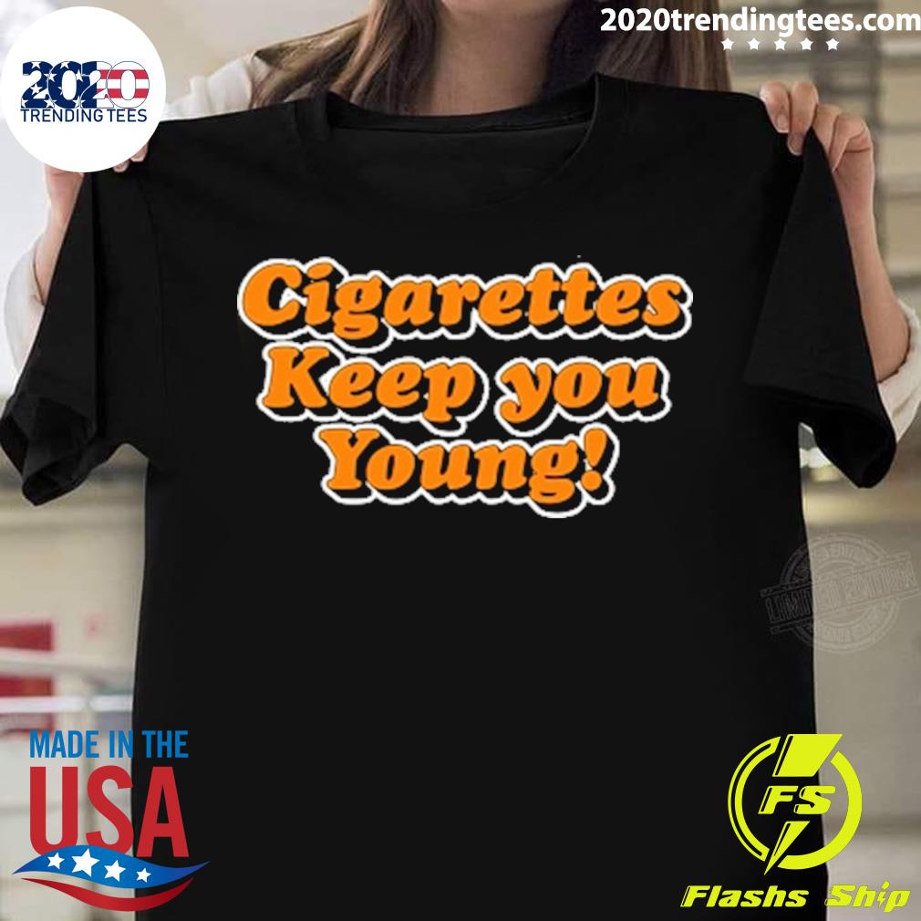 Official cigarettes Keep You Young T-shirt