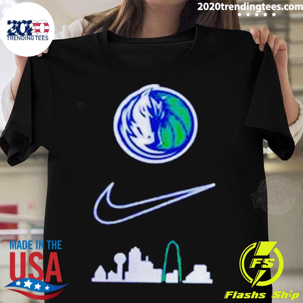 Official dallas Mavericks Nike 2022-23 City Edition Courtside Max90 Vintage Wash T-shirt