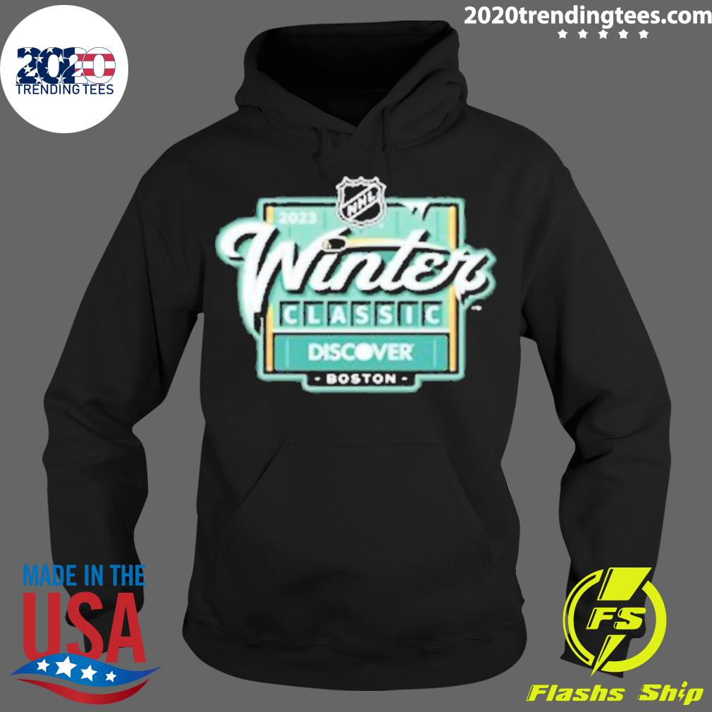 Official fanatics Boston Bruins Vs Pittsburgh Penguins 2023 Nhl Winter Classic Event Logo T-s Hoodie