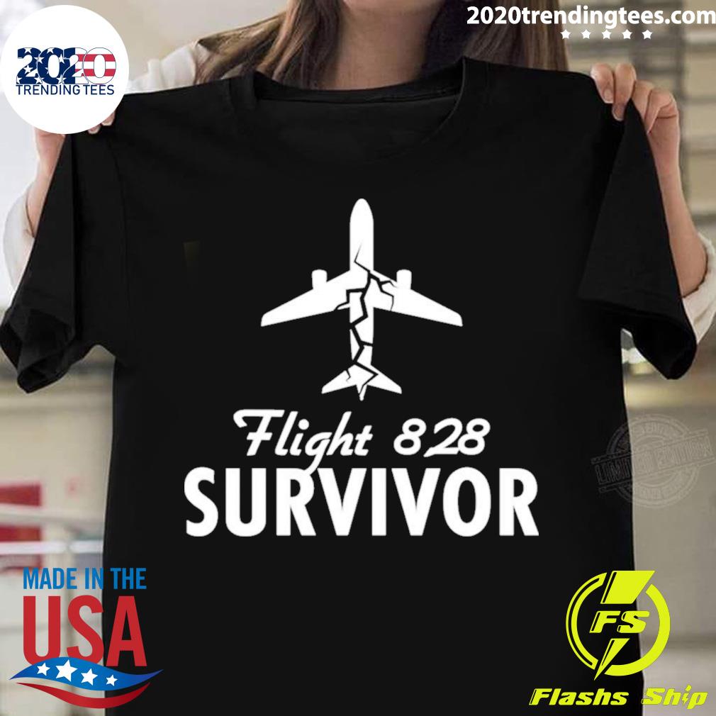 Official flight 828 Survivor Netflix Manifest T-shirt