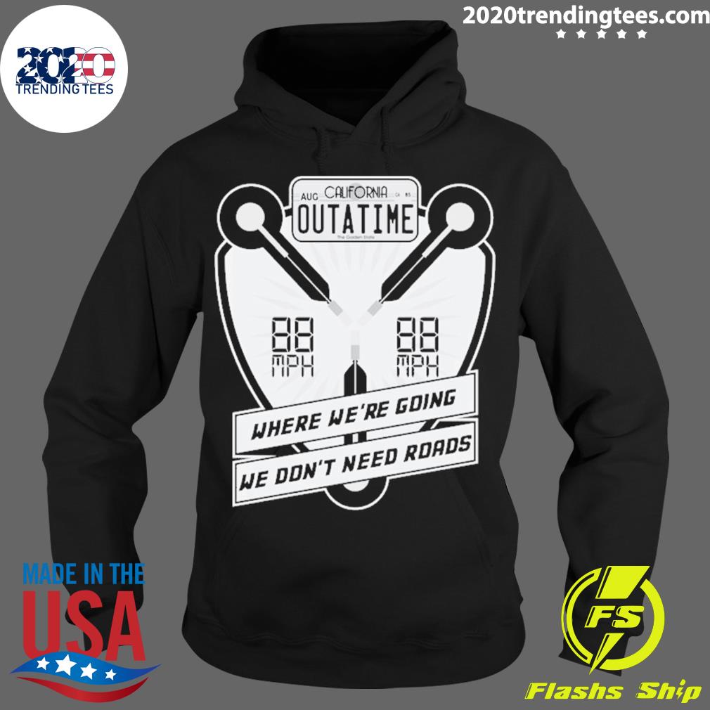 Official flux Capacitor Redux Outatime Back To The Future T-s Hoodie