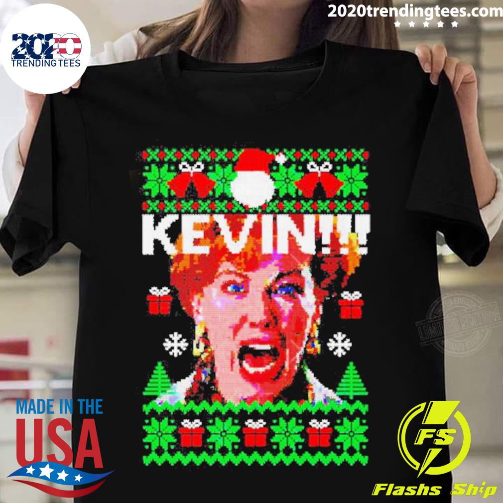 Official home Alone Catherine O’hara Kevin Ugly Christmas T-shirt