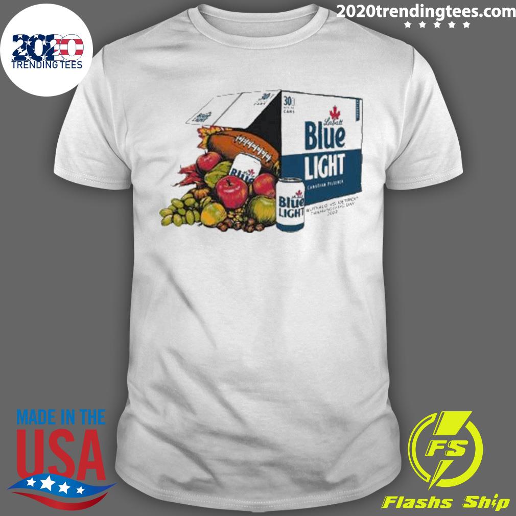 Official labatt Light Canadian Pilsner Buffalo Vs Detroit Thanksgiving Day 2022 T-shirt