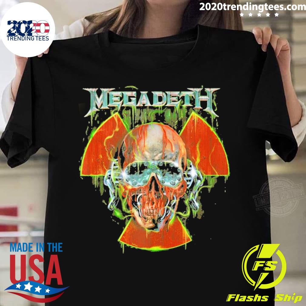 Official megadeth Radiation Vic Thrash Metal Music T-shirt