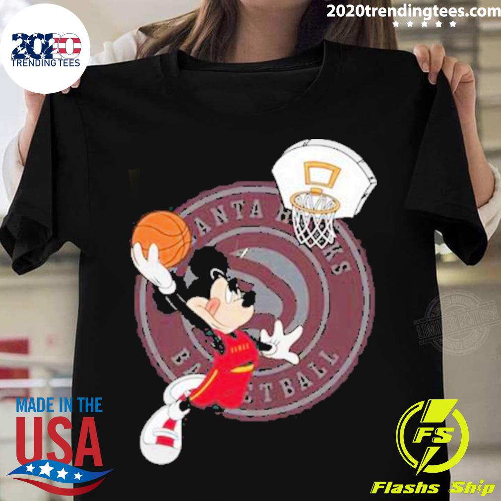 Official mickey Mouse Basketball Atlanta Hawks T-shirt