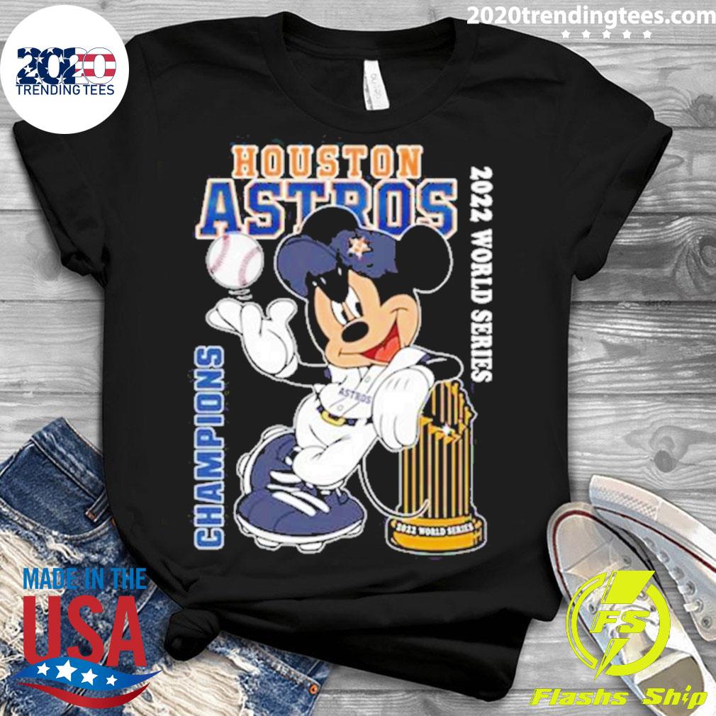 Official mickey Mouse Houston Astros 2022 World Series Champions T