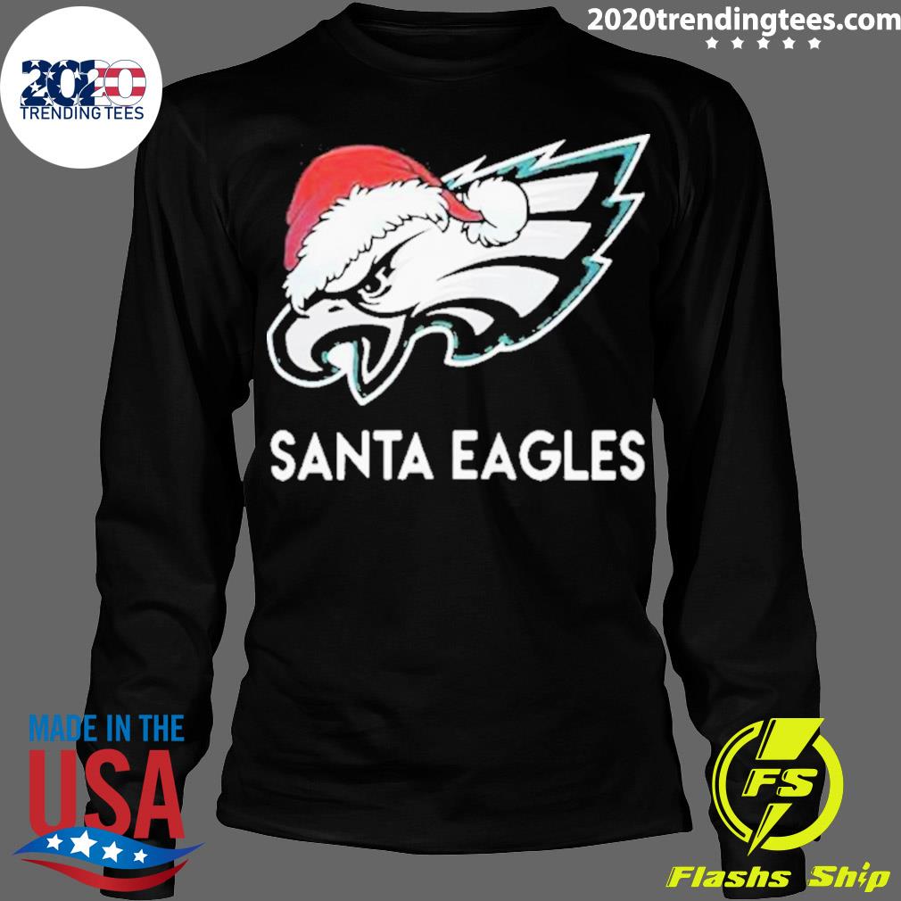 Philadelphia Eagles Even Santa Claus Cheers For Christmas NFL Shirt For  Fans - Freedomdesign