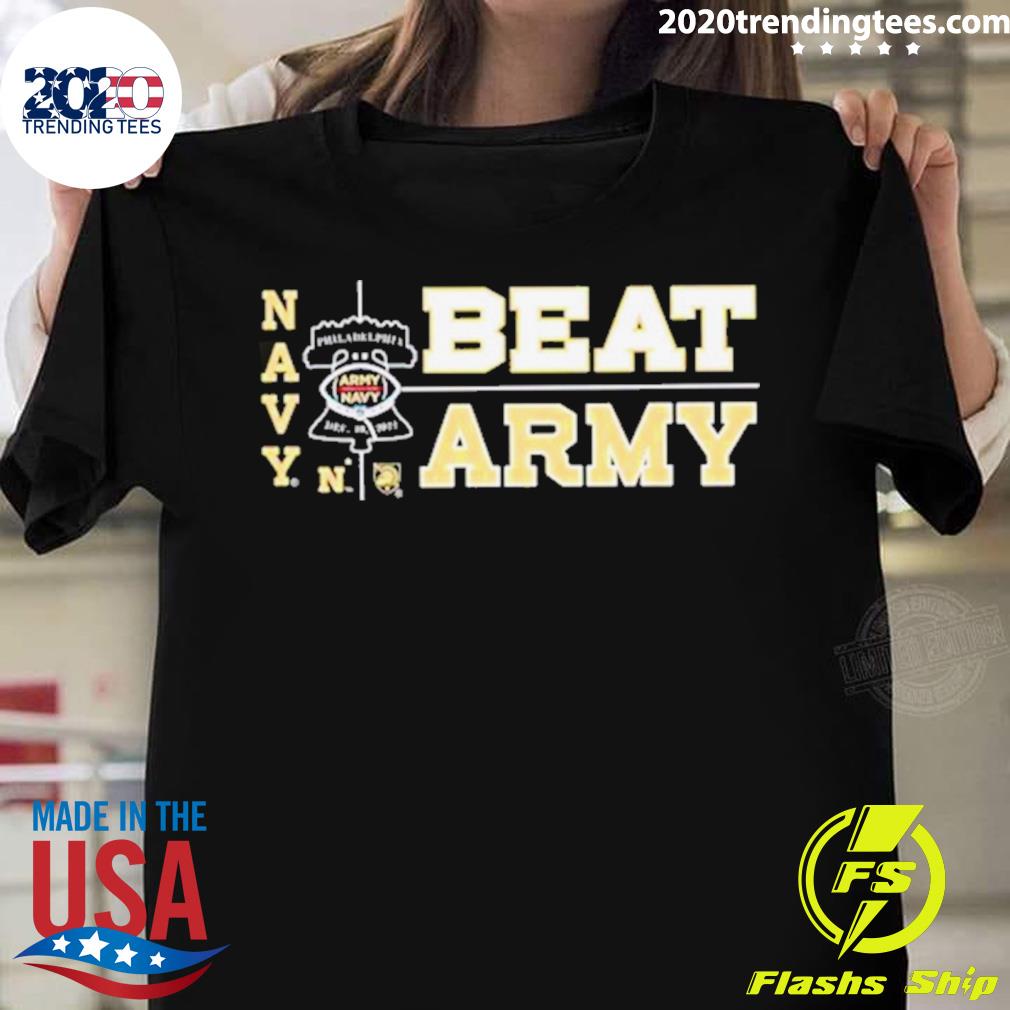 Official philadelphia Navy Midshipmen 84 Rivalry Beat Army 2022 T-shirt