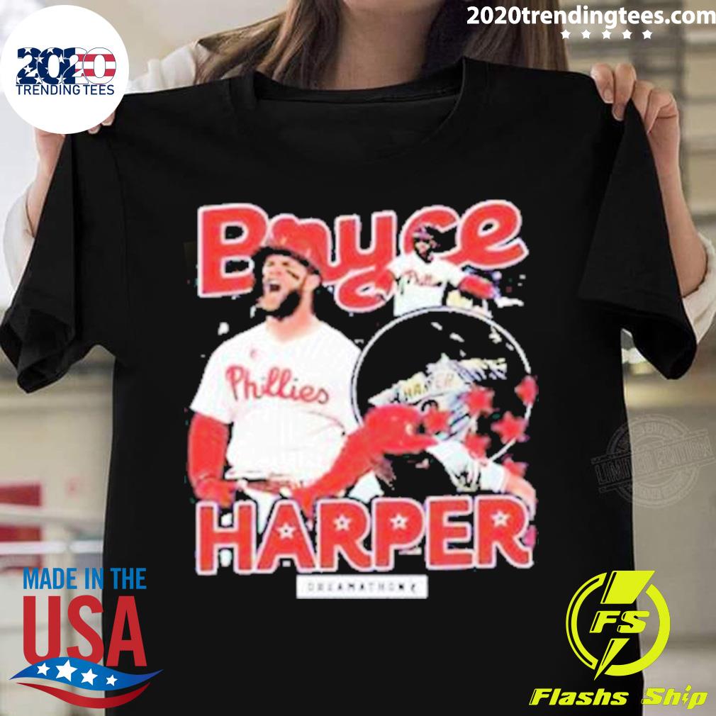 Vintage Bryce Harper Dreamathon Shirt Phillies World Series 2022 Shirt