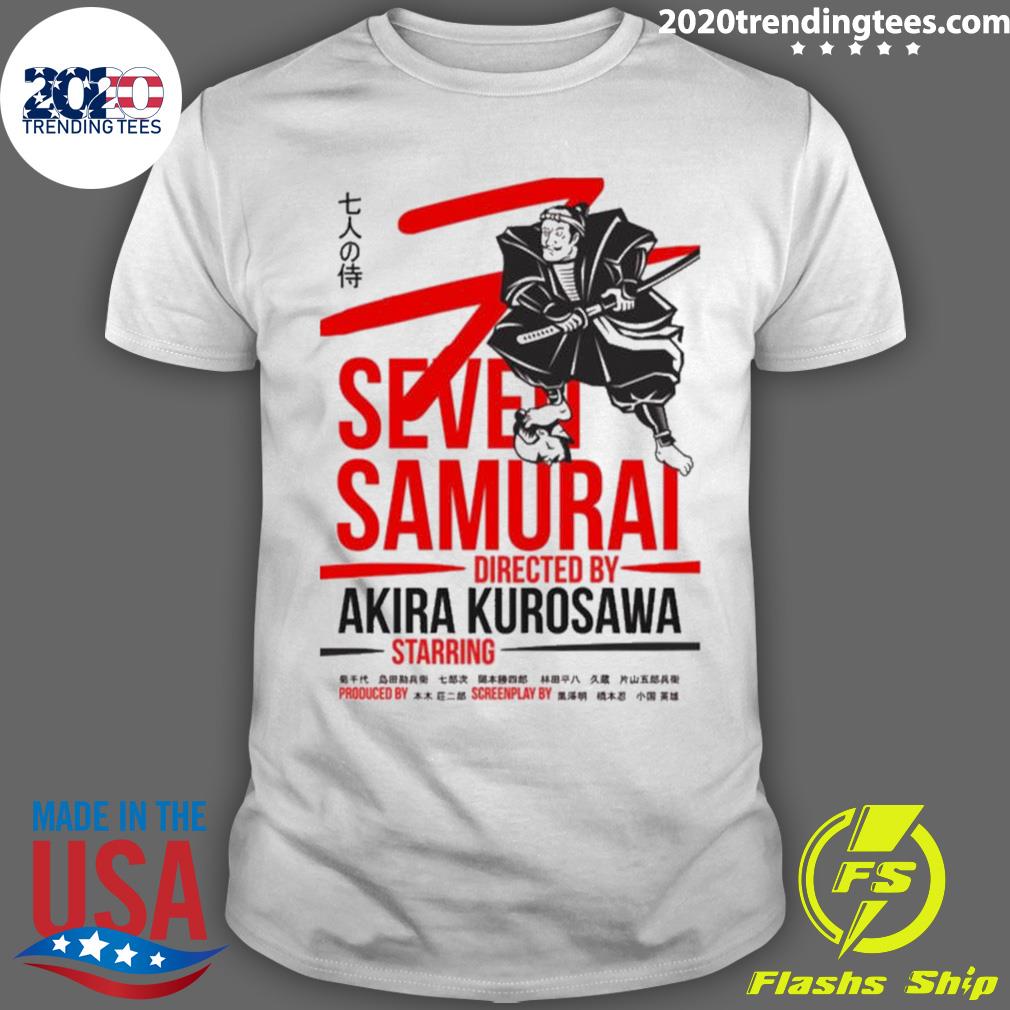 Official seven Samurai Akira Kurosawa T-shirt