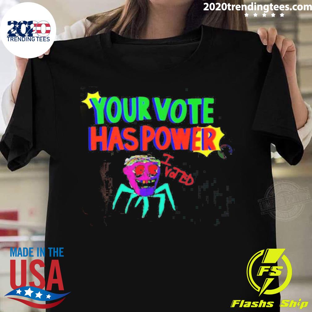 Official spider Your Vote Has Power Ulster Country I Voted Essential T-shirt