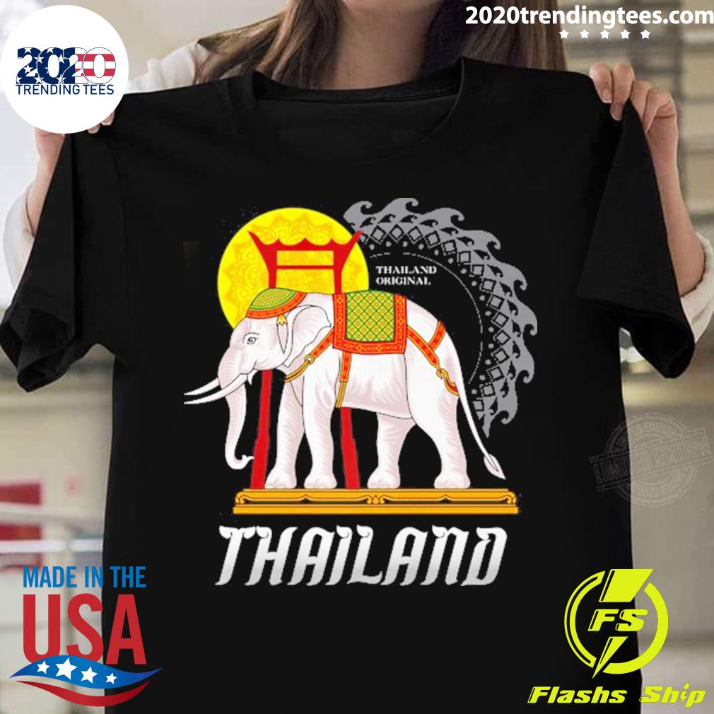 Official thailand Original Thai Elephant Gift Idea T-shirt