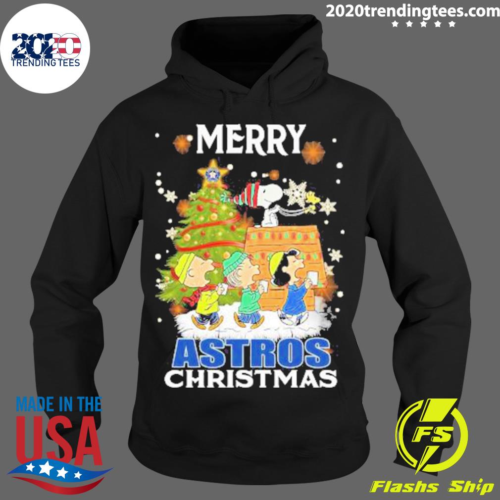 The Peanuts Characters Merry Christmas Houston Astros 2022 Champion shirt,  hoodie, sweater, long sleeve and tank top