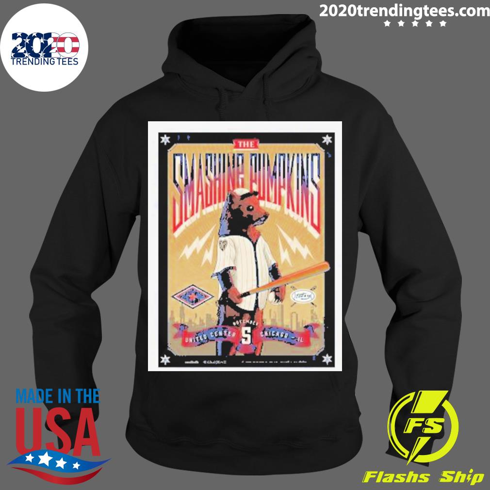 Official the Smashing Pumpkins United Center Chicago 2022 T-s Hoodie