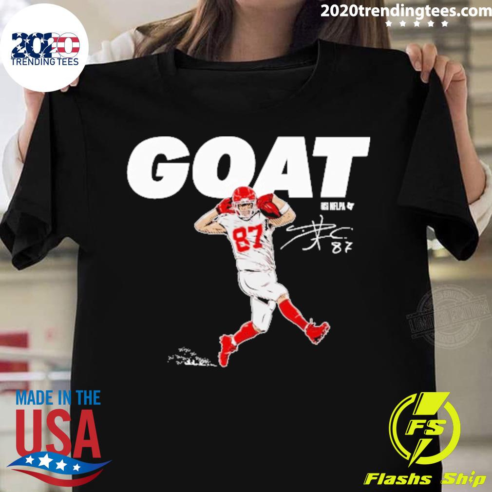 Official travis Kelce Goat T-shirt