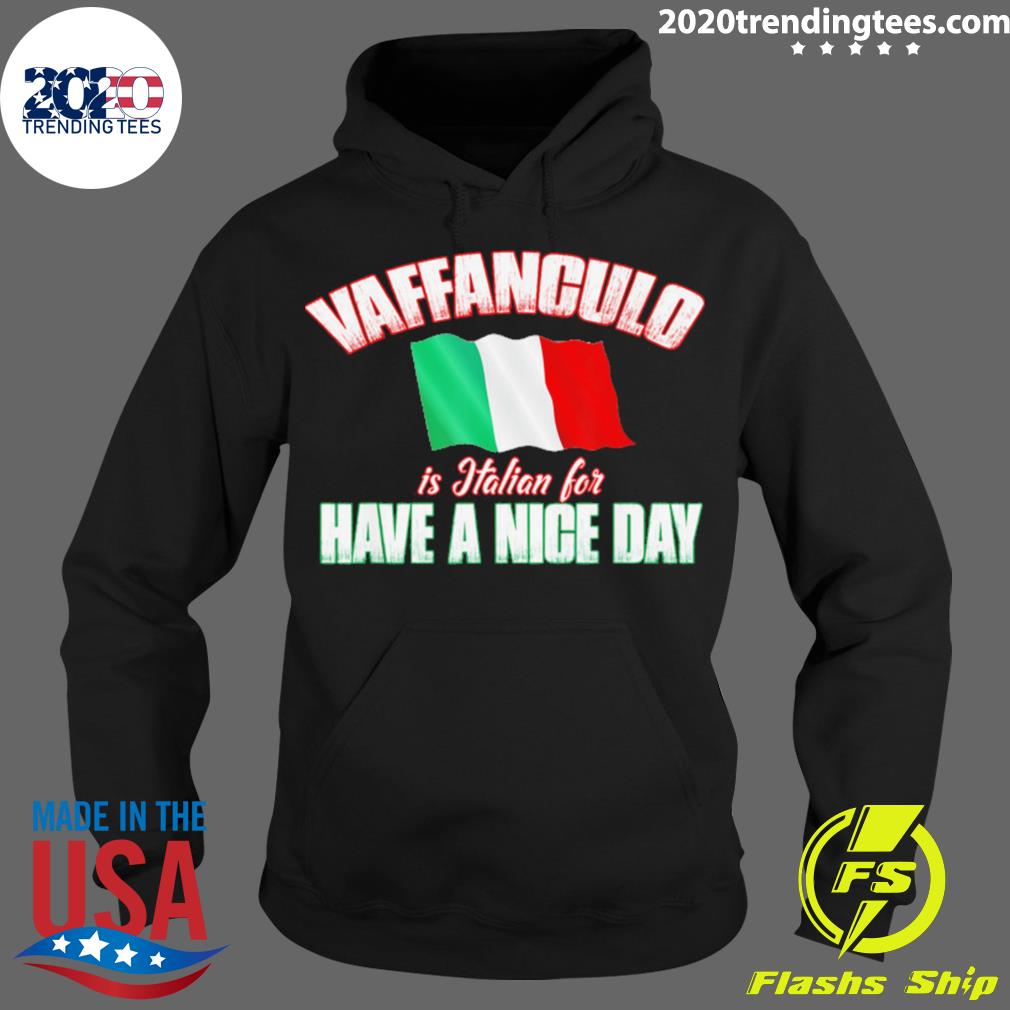 Official vaffanculo Flag T-s Hoodie