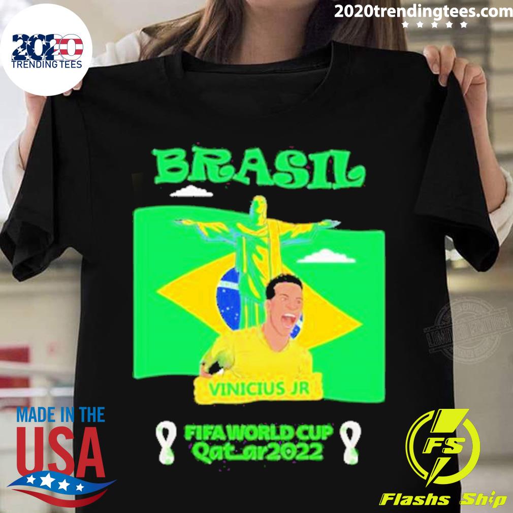 Official vinicius Jr Brazil World Cup 2022 T-shirt