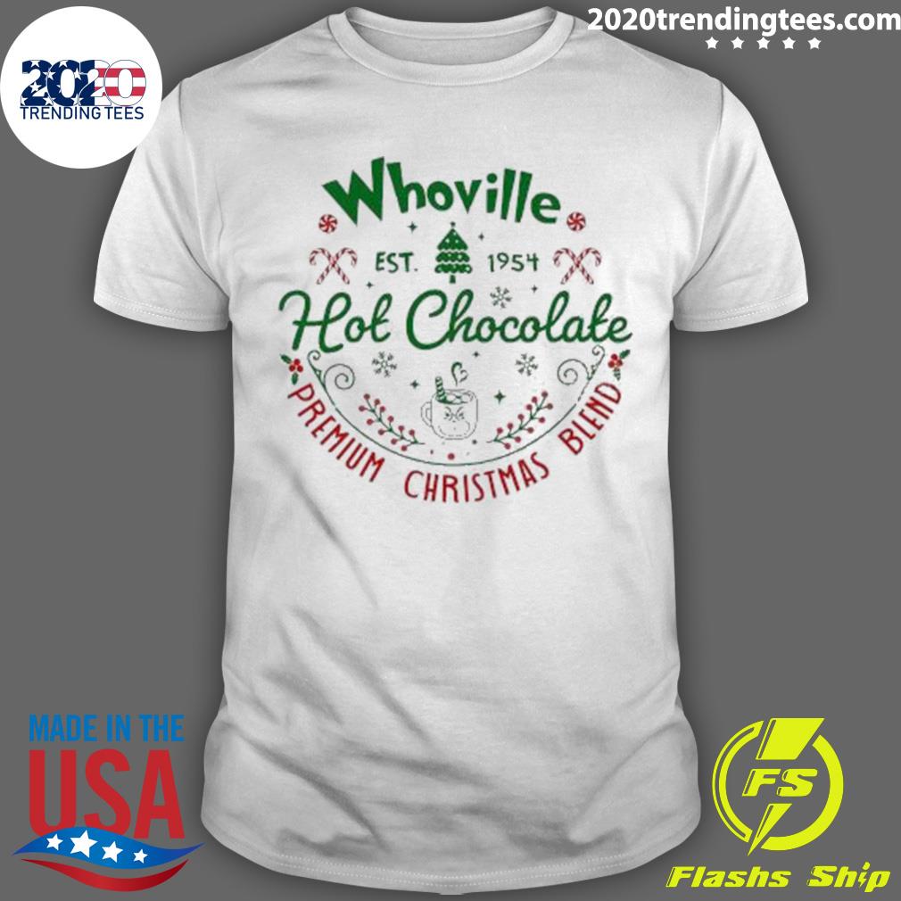 Official whoville Hot Chocolate Christmas Movie T-shirt