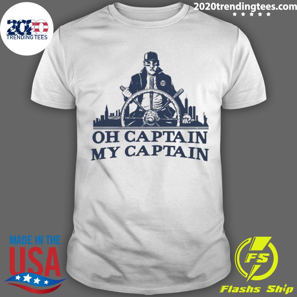 Official barstoolsports Store Oh Captain My Captain T-shirt
