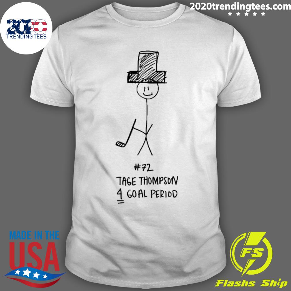 Official buffalo Sabres 72 Tage Thompson 4 Goal Period T-shirt