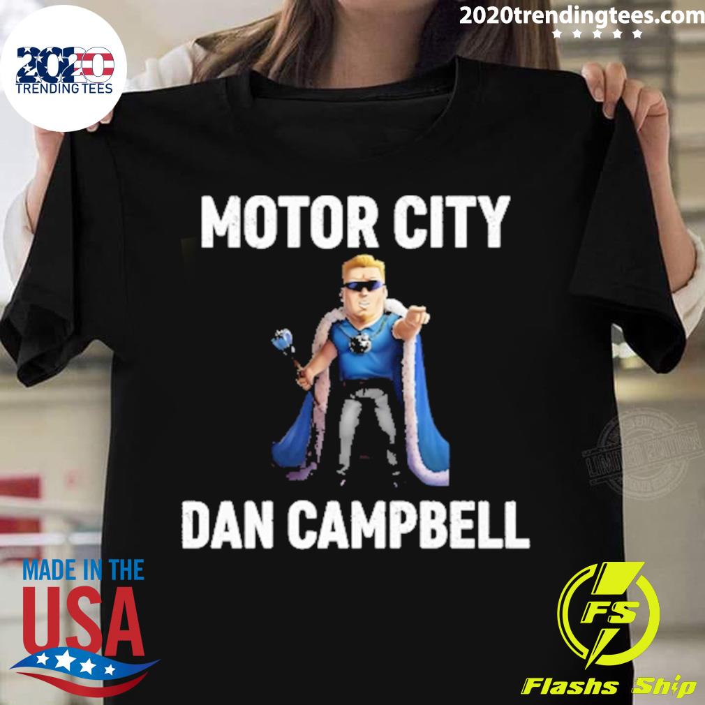 Official evan Fox Wearing Motor City Dan Campbell T-shirt