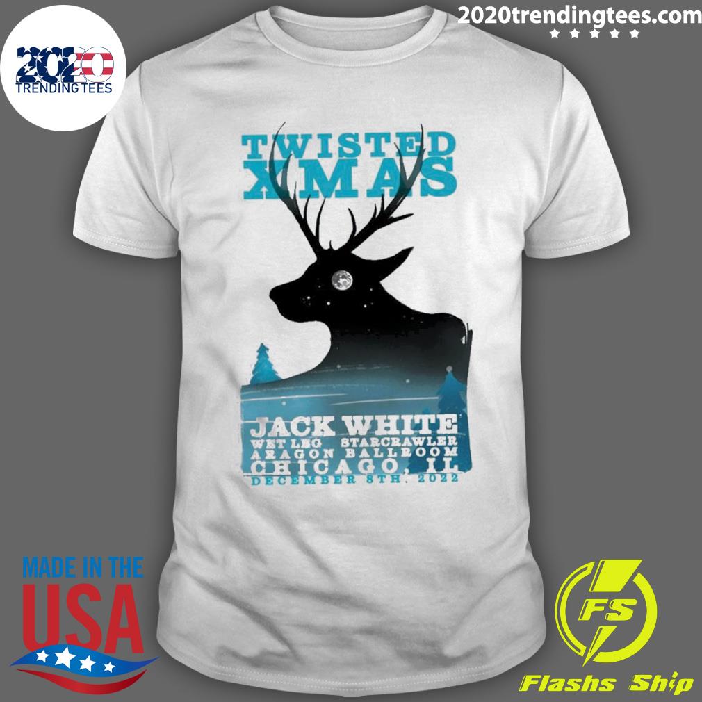 Official jack White Twisted Xmas T-shirt