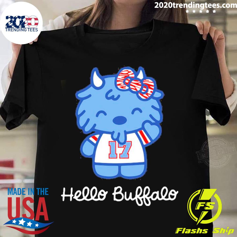 Official josh Allen Kitty Hello Buffalo Bills 2022 T-shirt