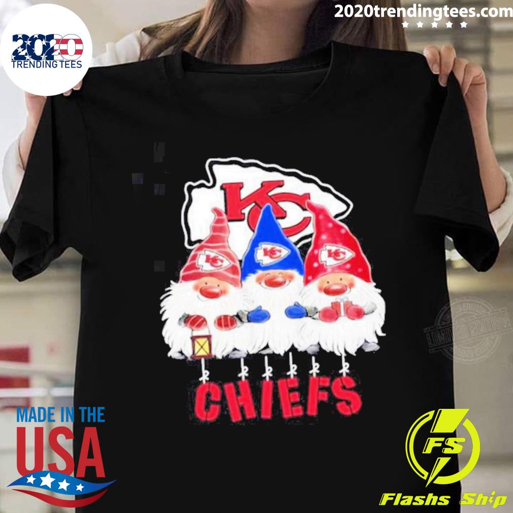 Kansas City Chiefs Team Gnomies Christmas Happy New Year 2023 Shirt