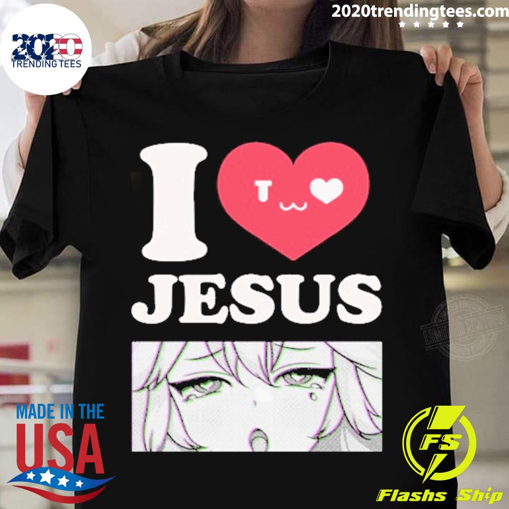 Official vshojo I Love Jesus T-shirt