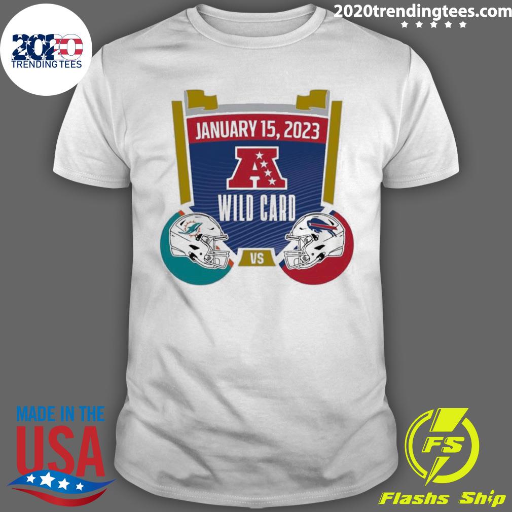 Nice buffalo Bills Vs. Miami Dolphins Afc Playoffs January 15 2023 T-shirt