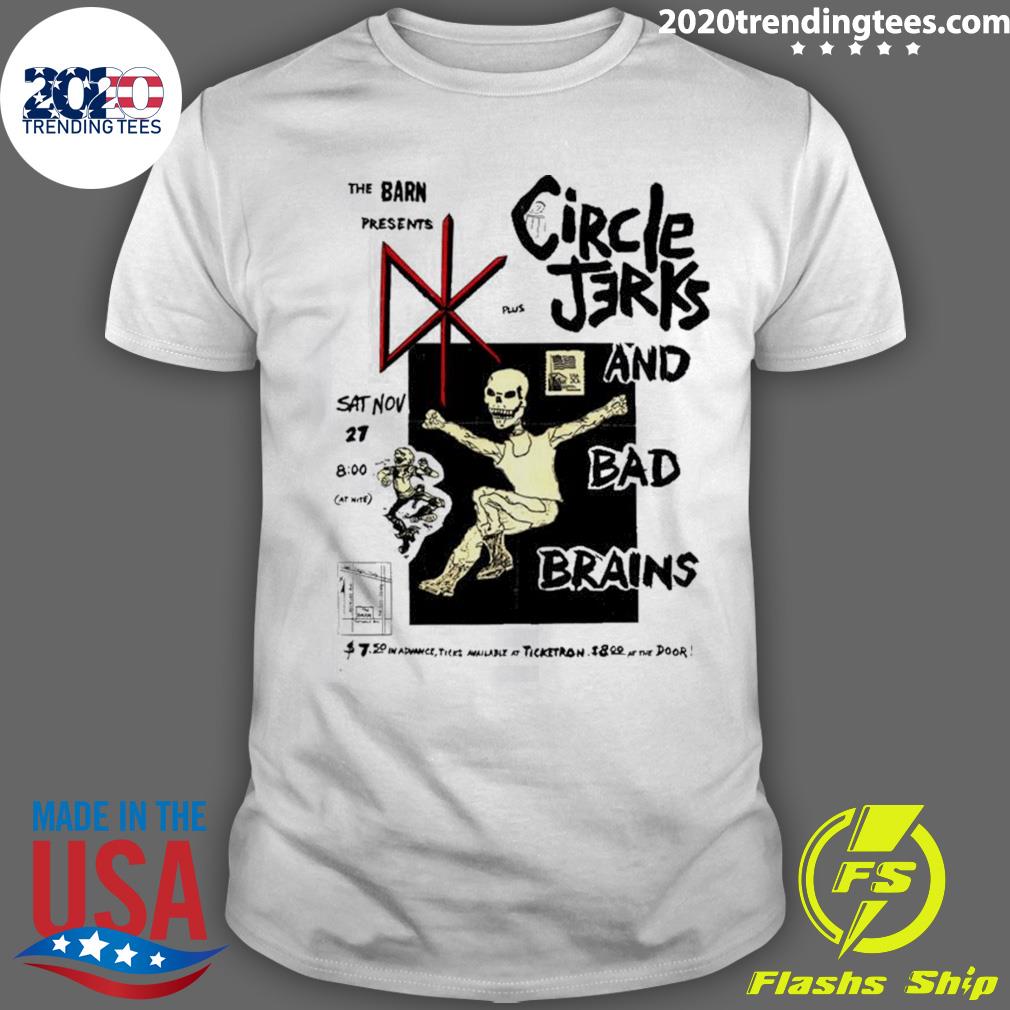 Nice circle Jerks And Bad Brain T-shirt
