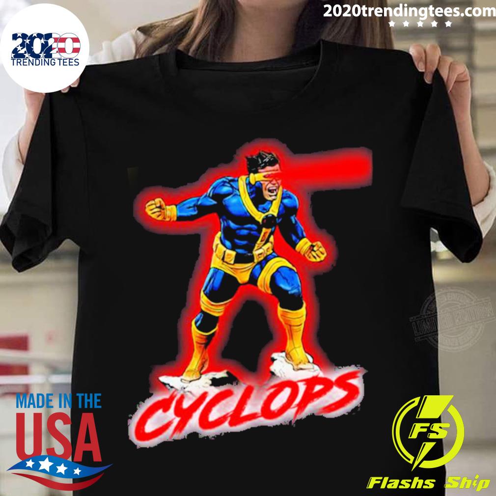 Nice colored Art Cyclops Comic Marvel T-shirt