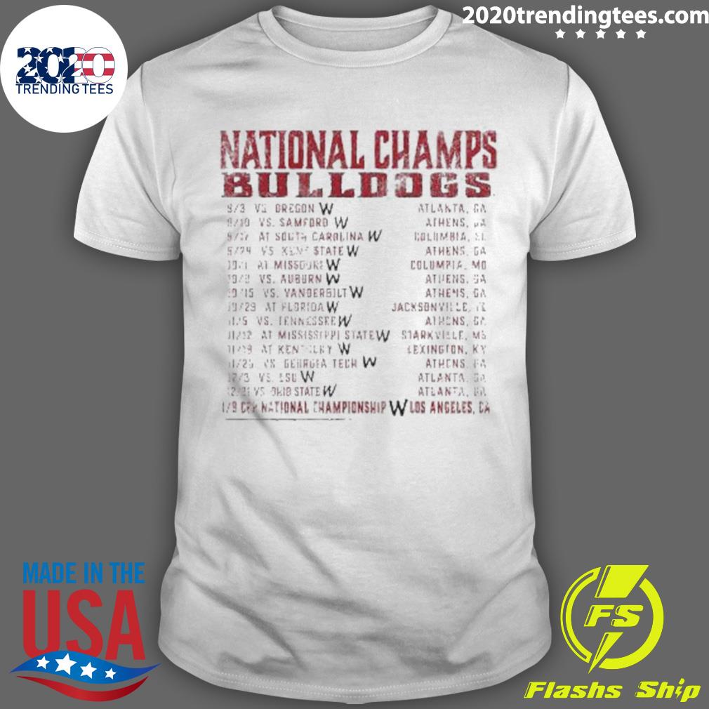 Nice georgia Bulldogs National Champs Bulldogs 2023 T-shirt
