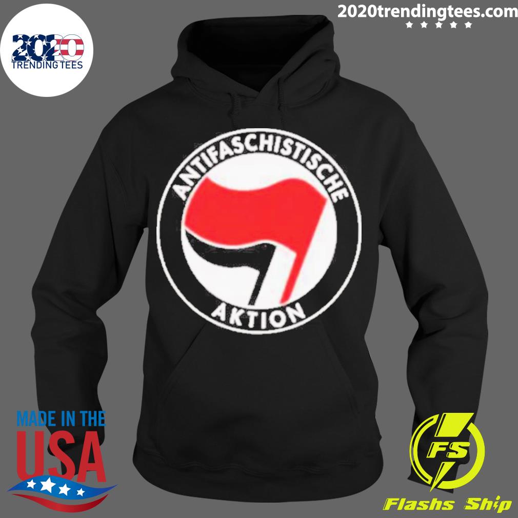 Nice pa School Wearing An Antifa Flag T-s Hoodie