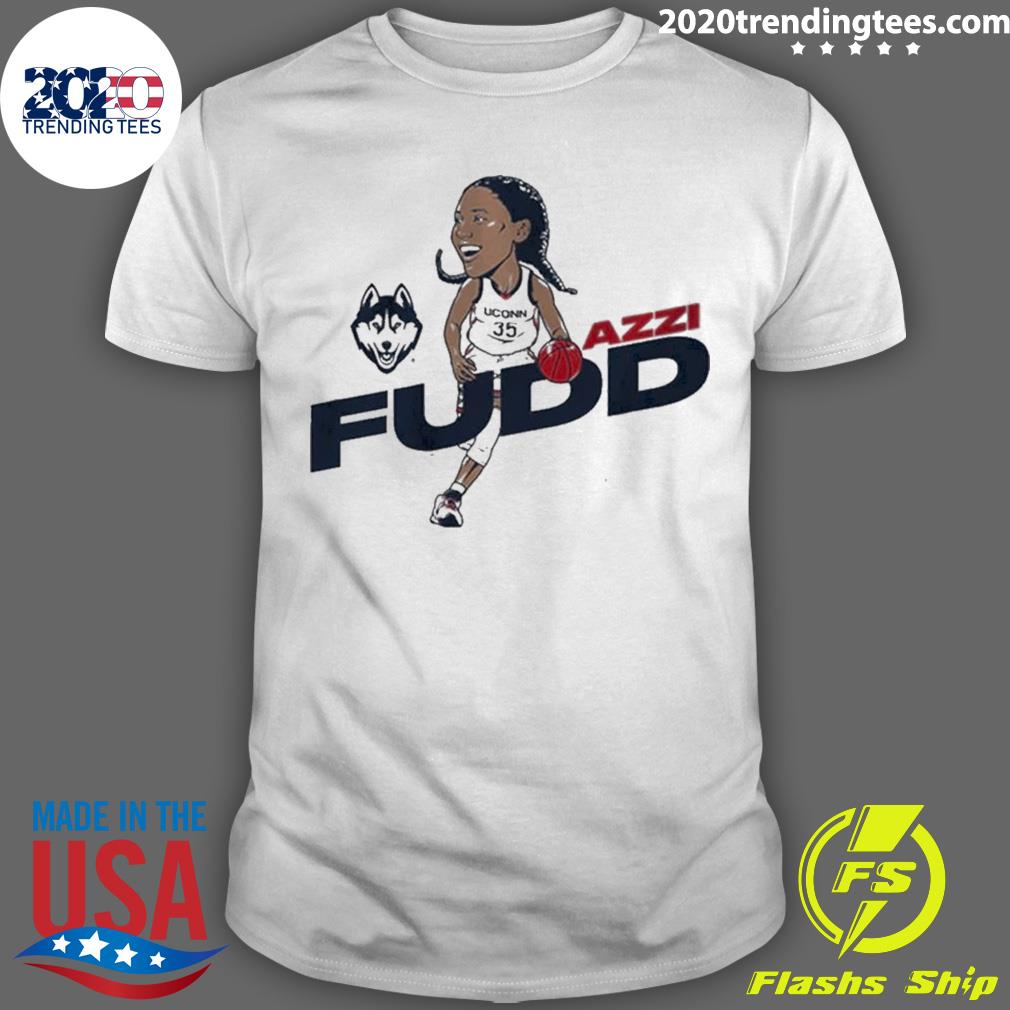 Nice uconn Basketball Azzi Fudd Caricature T-shirt