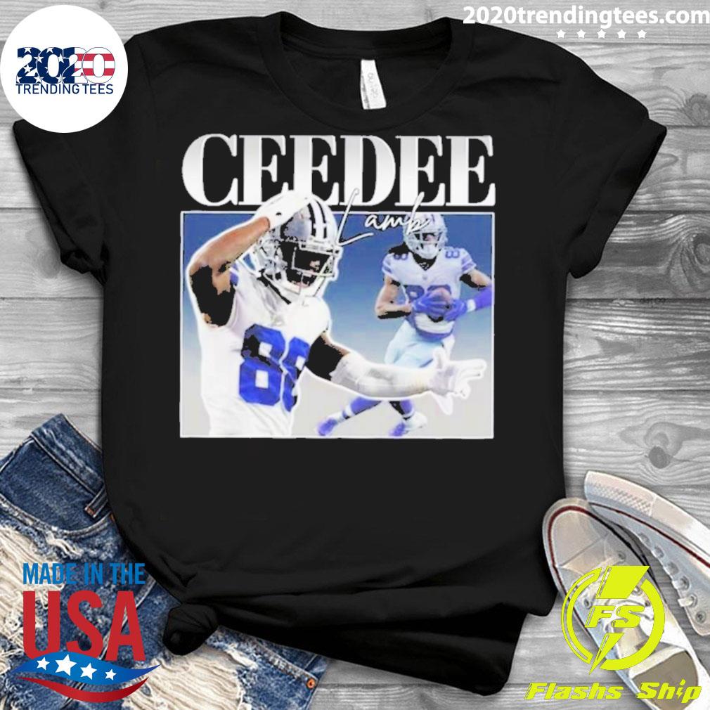 Official ceeDee Lamb Dallas Cowboys vintage signature shirt