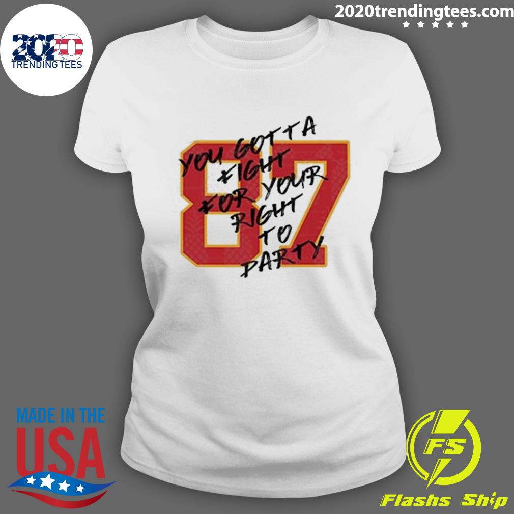 Your Right To Party Kansas City Football Chiefs Merch T-Shirt - TeeHex