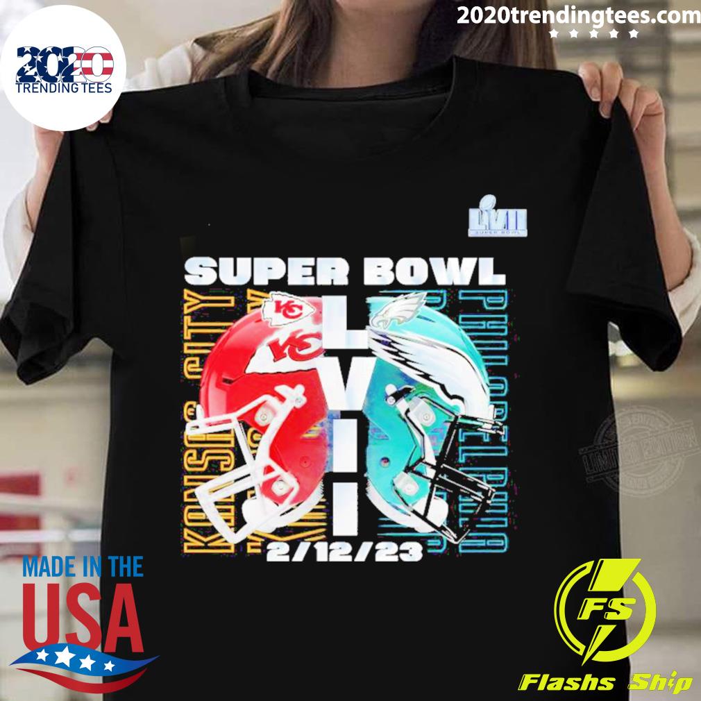 Super Bowl 2023 Philadelphia Eagles VS Kansas City Cheifs T Shirt