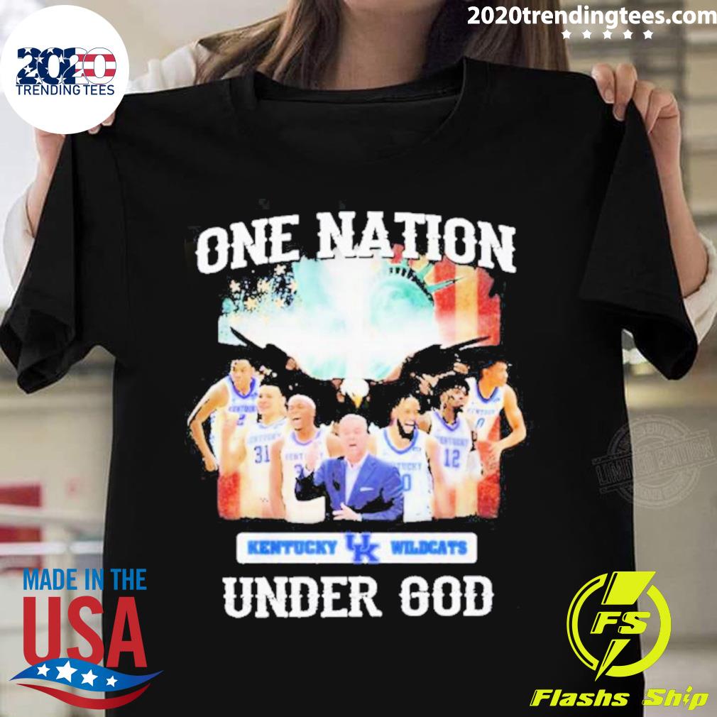 Official one Nation Kentucky Uk Wildcats Under God T-shirt