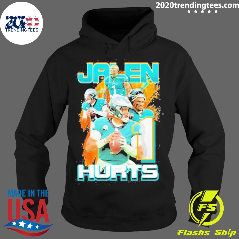 Official phila Eagles Jalen Hurts Football 2023 T-s Hoodie