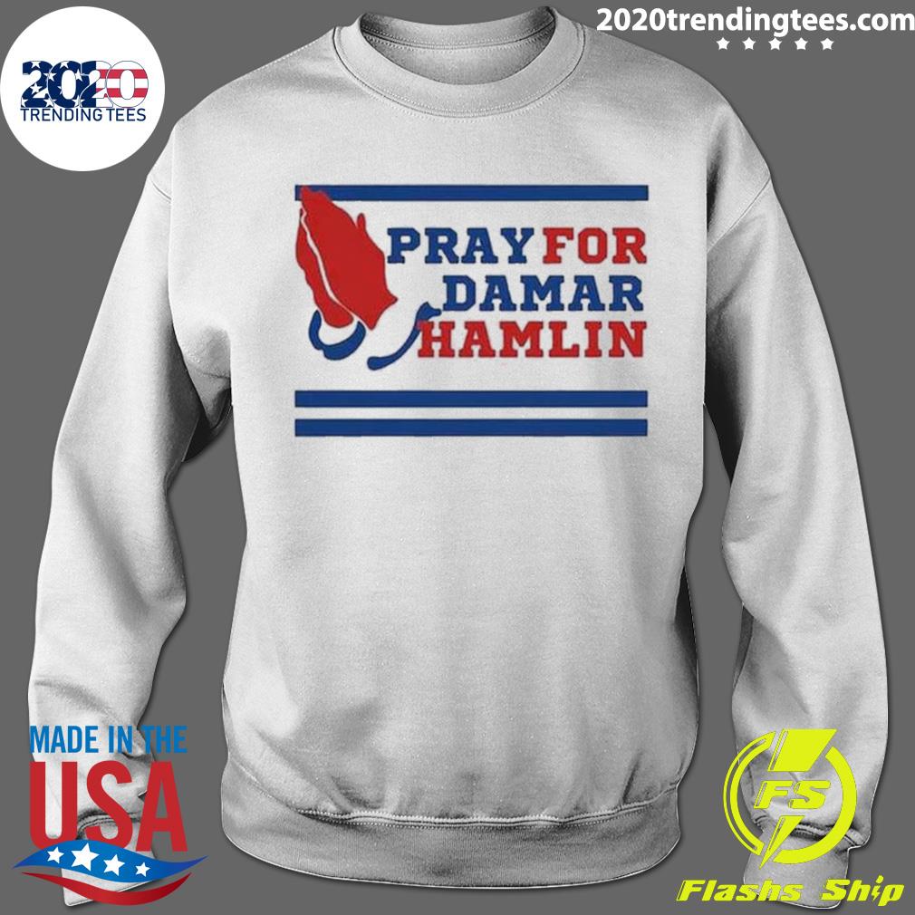 Pray For Damar Hamlin Tee Trending Shirt - Teeholly
