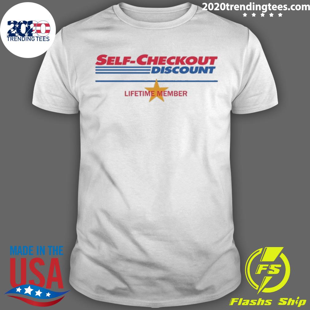 Official self Checkout Discount Lifetime Member T-shirt