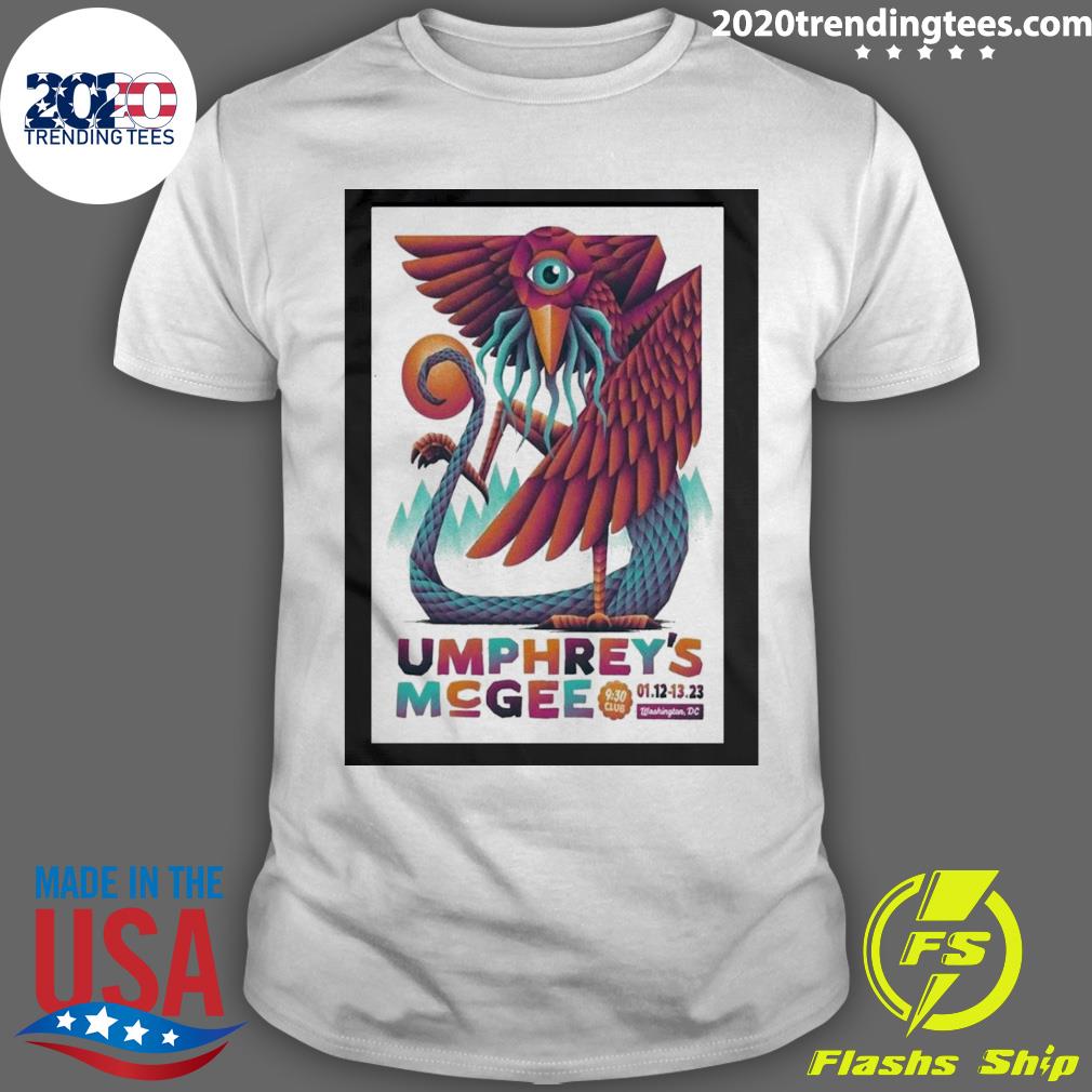 Official umphrey’s Mcgee January 2023 Washington Dc Poster T-shirt
