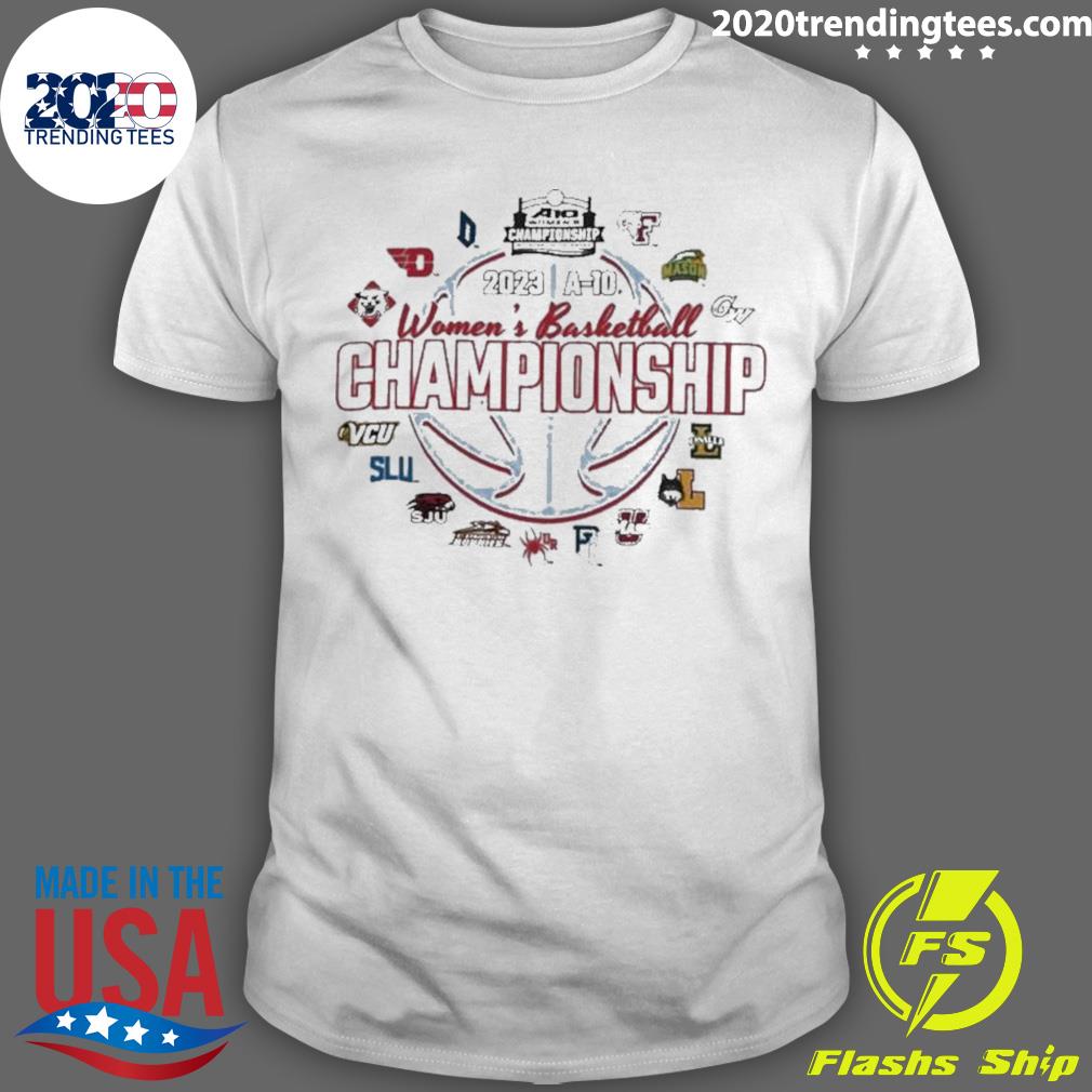 Official 2023 A-10 Women’s Basketball Championship T-shirt