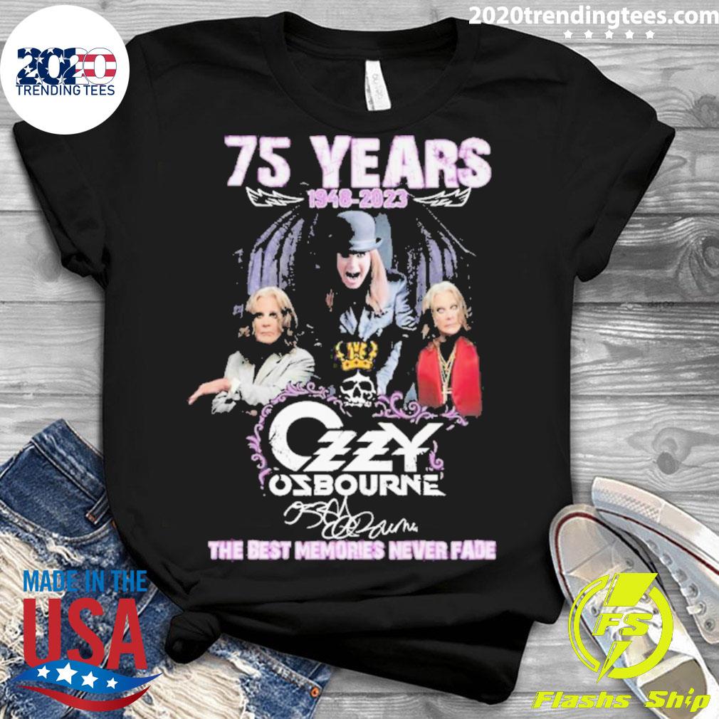 Official 75 Years 1948-2023 Ozzy Osbourne The Best Memories