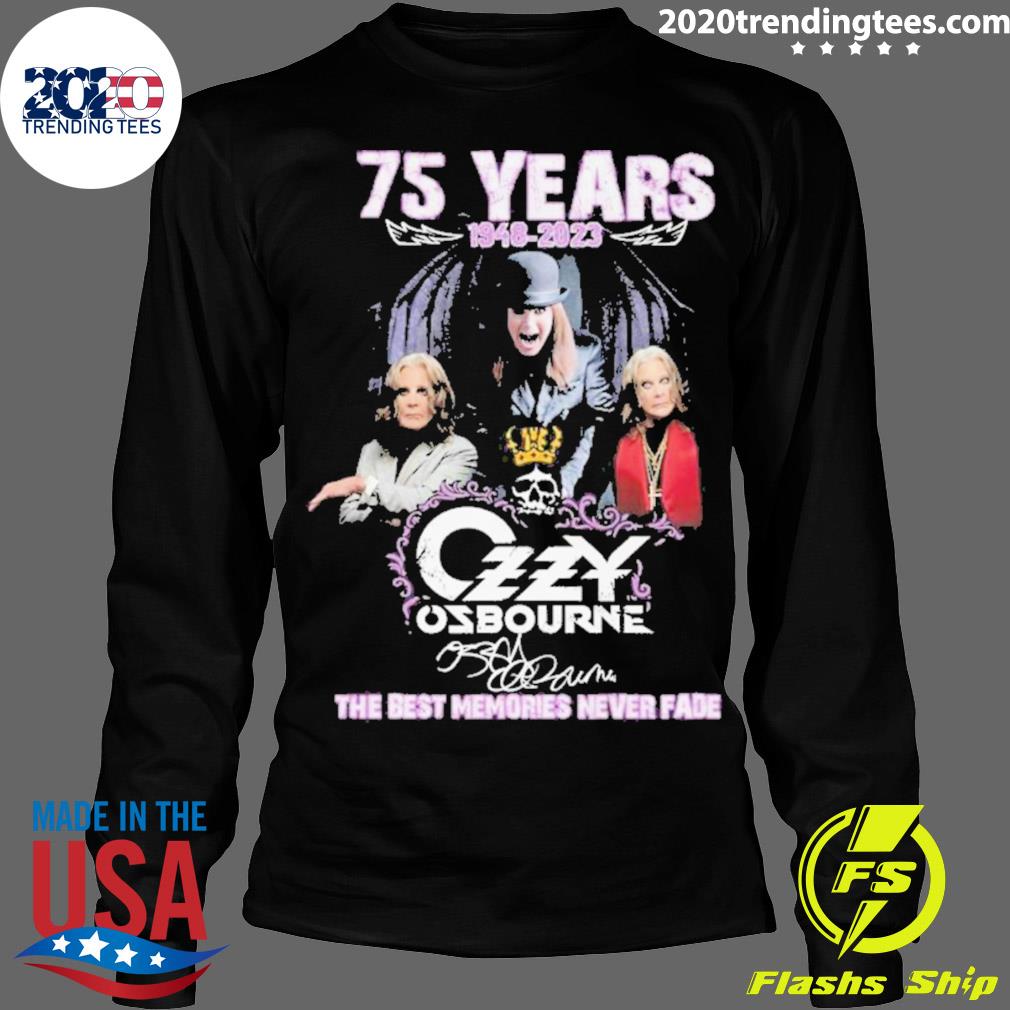 Official 75 Years 1948-2023 Ozzy Osbourne The Best Memories