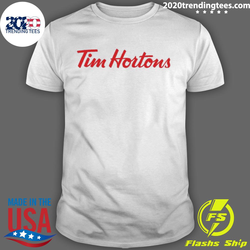 Official berbeda Tim Hortons Bertahan T-shirt