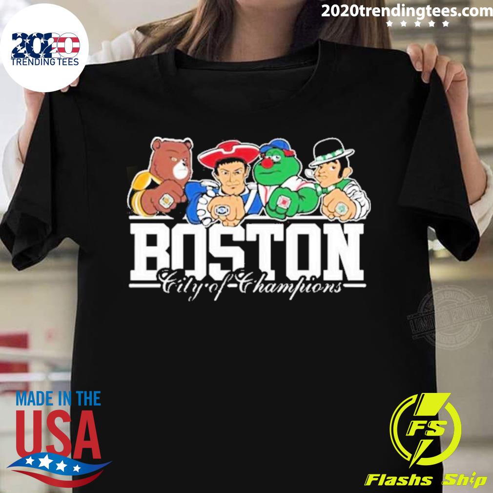 Official boston Sports Teams City Champions Macost 2023 T-shirt