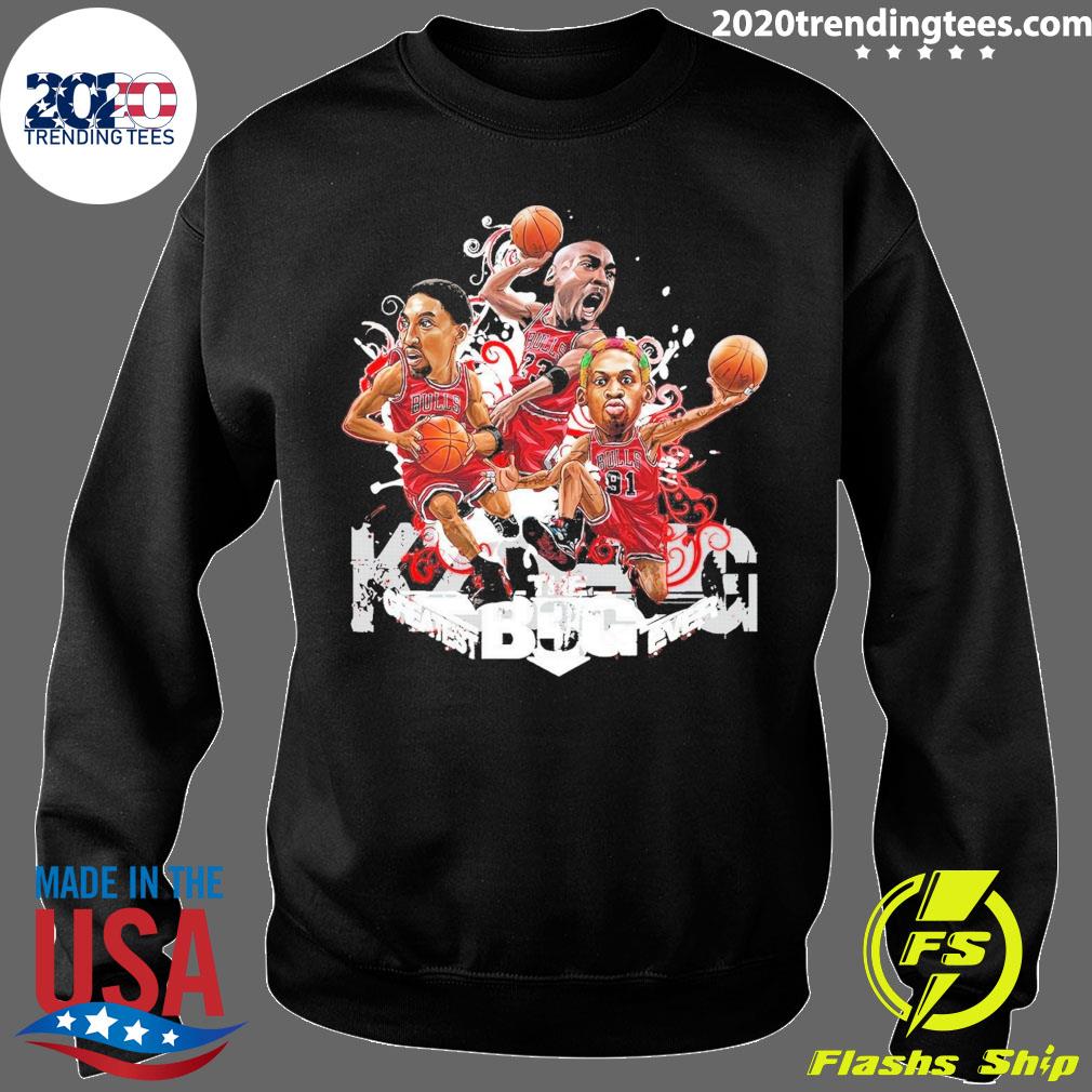 Chicago Bulls 90s Jordan Pippen And Rodman Cartoon Shirt - NVDTeeshirt